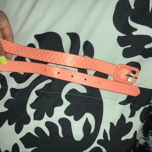 Pink J. Crew belt